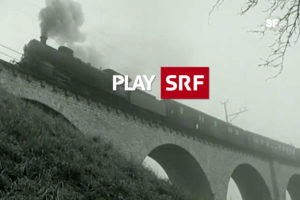 Standbild der C5/6 2969 auf Brücke im Video Letzte Fahrt des Schweizer Fernsehens | Quelle: SRF